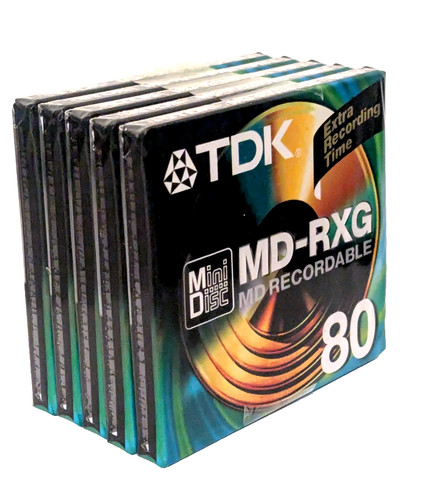 Tdk minidisc md rxg80eb - tdk,