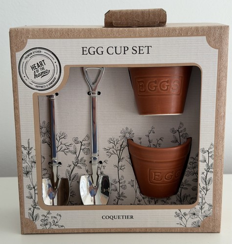Egg cups spoon set 4 - cups,