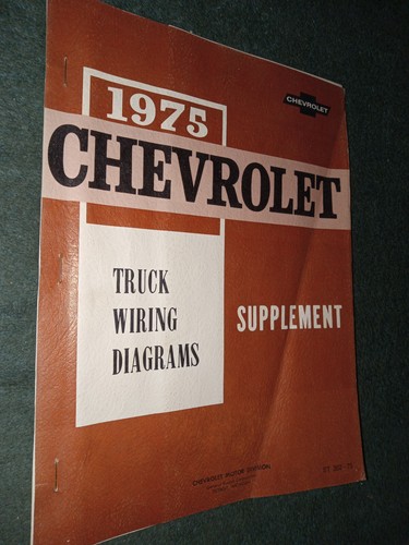 1975 chevrolet truck - chevrolet, wiring
