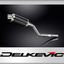 Suzuki DRZ400E DR-Z400E 2000-2009 225mm Oval Carbon Exhaust Silencer Can Kit