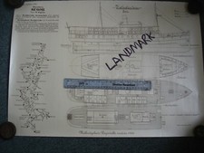 Finnish Passenger Ferry Ships Plan/ Drawing for Modellers Matkustajalaiva