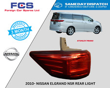 GENUINE 2010-ONWARDS NISSAN ELGRAND E52 N/S/R PASSENGER SIDE REAR LIGHT