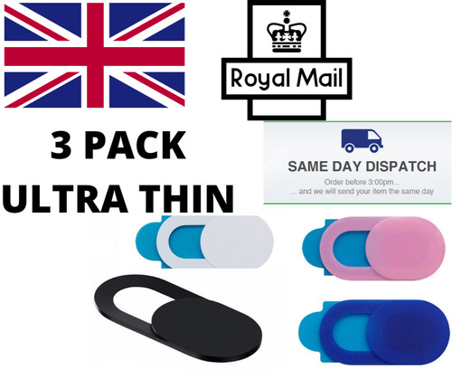Webcam cover pack - 3,