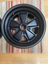 TWO PORSCHE FUCHS 7 X 15 AND TWO BRAID BZ FUCHS REPLICA 8 X 15 WHEELS