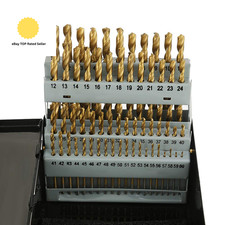 Twist Drill Bits Set, 60 Piece