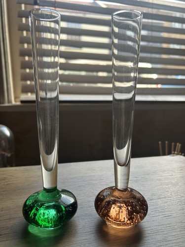 Vintage bubble glass vase - bubble,