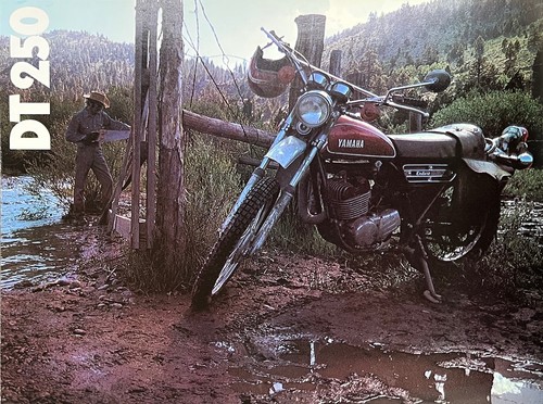 1974 yamaha dt250a - yamaha, enduro