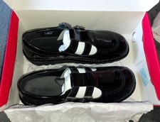 Kickers Women's Kick T Bar Double Leather Shoes Size 8 - NEW