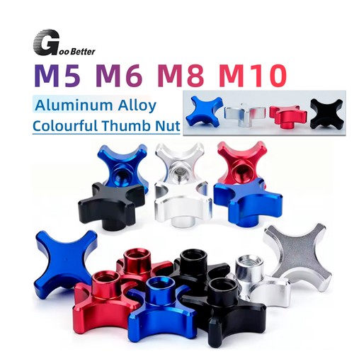 Colourful thumb nut aluminum - colourful,