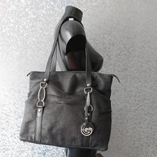 Gianni Conti Black Hobo Tote Shoulder Bag Handbag Size 37x34x13 cm