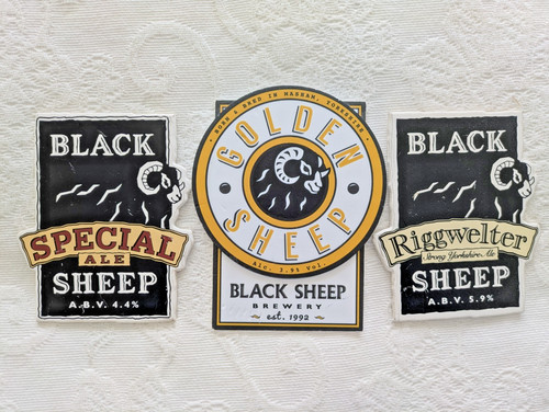 Vintage black sheep brewery - black,