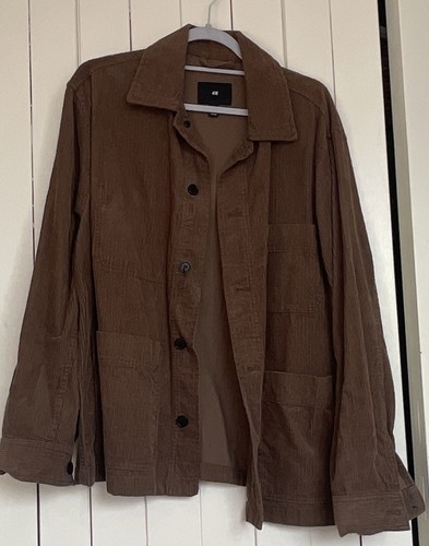 Men brown cord - h&m, shirt