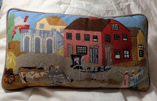 Vintage lowry needlepoint - ls,