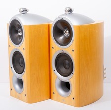KEF Model 201 Reference Series speakers, stands, maple, grills, boxed