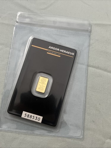 Argot heraeus 1gram bar - 1gram, 999.9