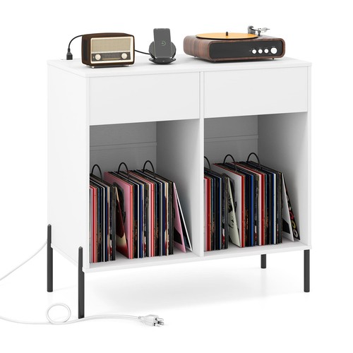 Vinyl record storage table - vinyl,