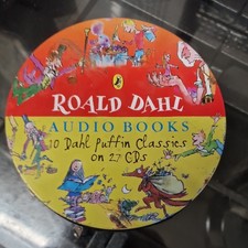 Roald Dahl 10 Puffin Classics Audiobooks: 27 CDs in carrying tin.