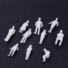100 Pcs Miniature Model White