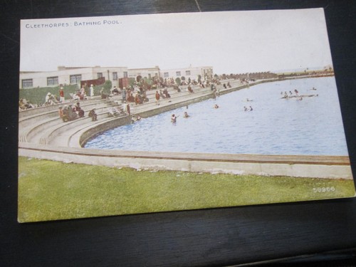 Postcard cleethorpes bathing - cleethorpes,,