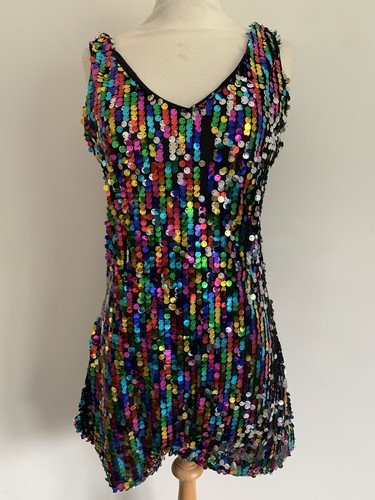 Ladies sequin playsuit shorts - ladies,