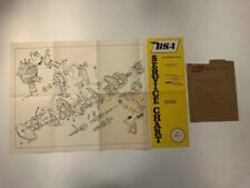 BSA 100% Original vintage Service Wall Chart 3 for D10 175 3 speed-Bantam