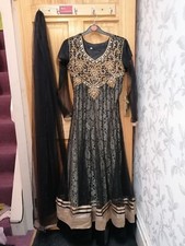 Asian pakistani Indian wedding/party wear Occasion dress Size Small 36 