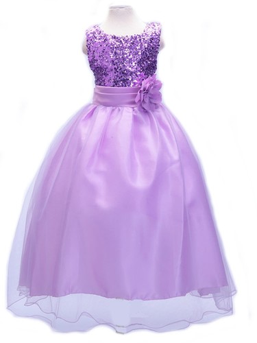 Girls sequined flower wedding - girls,