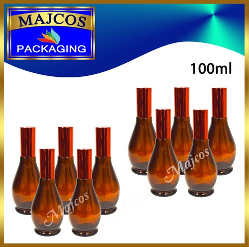 100ml empty gourd shape amber - 100ml,
