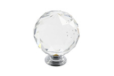 Clear crystal diamond - diamond, glass