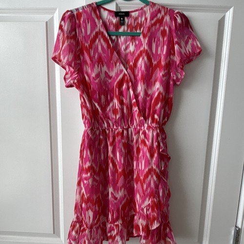 Aqua pink white ikat - aqua, pink/white