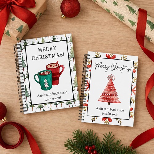 Christmas card gift book - christmas,