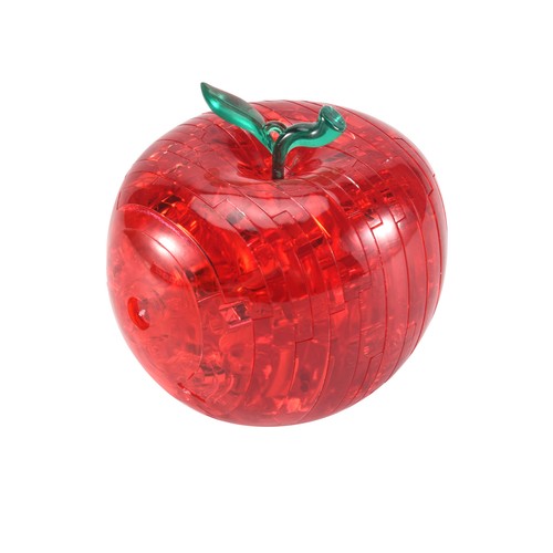 Crystal puzzle red - puzzle, red-