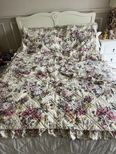 Beautiful  Floral Single Duvet Quilt Cover Pillowcase Cottage Core 2 available 