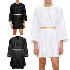 UK Mens Angel Costume Church Baptism Choir Robe Halloween Cosplay Fancy Dress Up