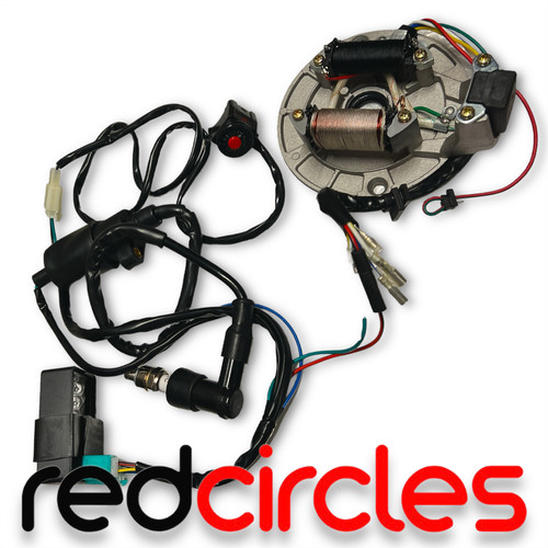 Pit bike wiring loom - bike, with