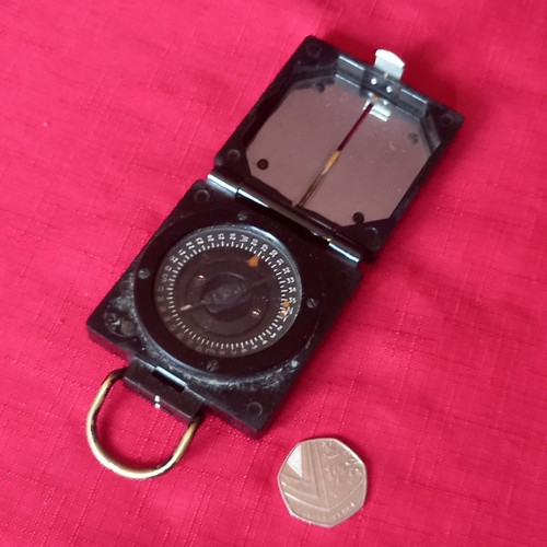 Vintage military compass with - vintage,