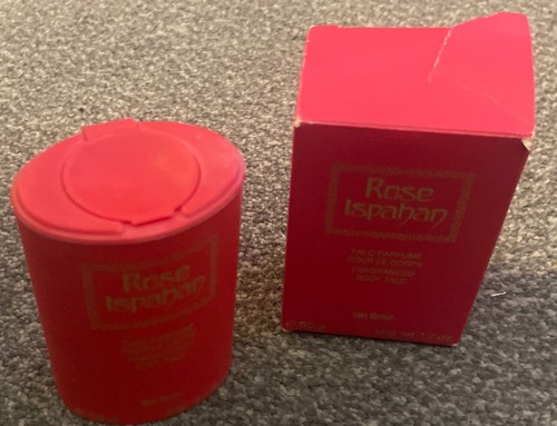 Rose ispahan vintage talc - ispahan,