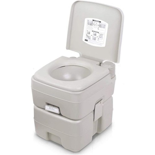 Portable 20l camping toilet - portable,