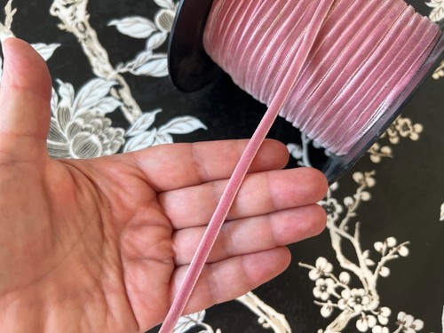 Vtg french velvet baby - vtg,
