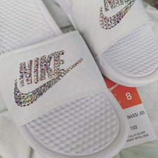 Crystal Nike Sliders