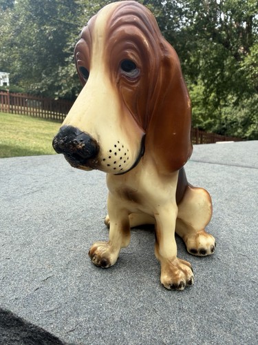 Vintage basset hound - hound, hush