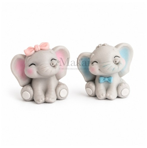 Cute elephant fondant cake - cute,