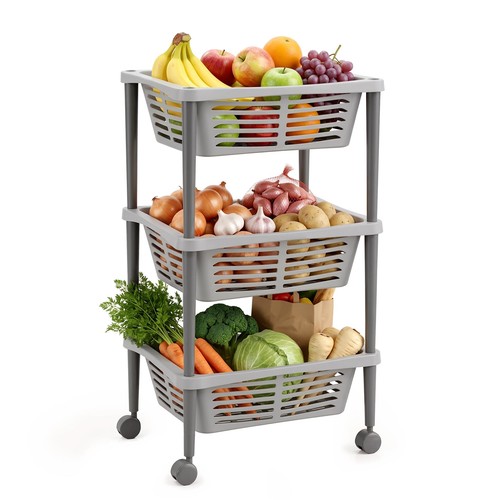 Tier vegetable trolley - vegetable, on