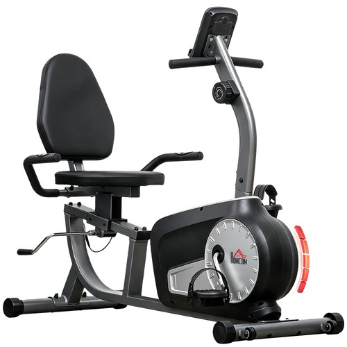 Homcom exercise bike with lcd - with,