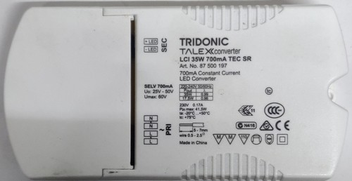 Tridonic lci 35w 700ma tec - 700ma, sr