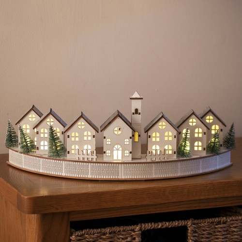 Arch light wooden - wooden, christmas
