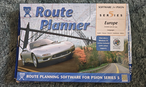Palmtop route planner europe - route,