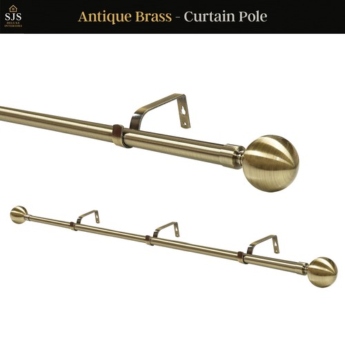 Curtain pole extendable 19mm - curtain,