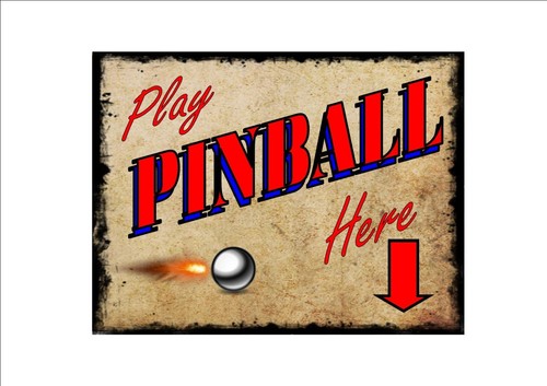 Amusement arcade sign - sign, slots