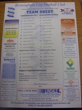 14/03/2001 Colour Teamsheet